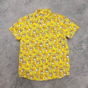 Corgi Themed Button Up Shirt